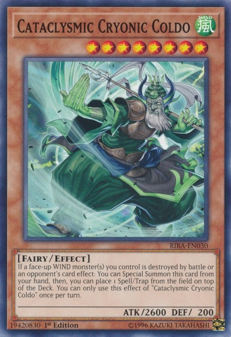 Image for Cataclysmic Cryonic Coldo (Rising Rampage) (RIRA-EN030) - YuGiOh