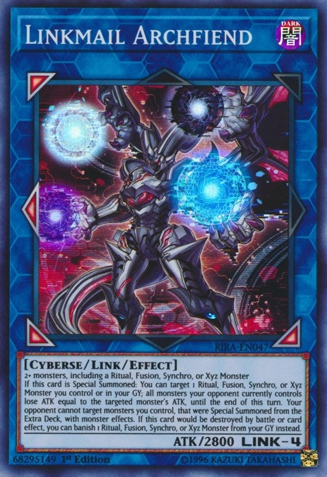 Image for Linkmail Archfiend (Rising Rampage) (RIRA-EN047) - YuGiOh