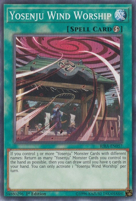 Image for Yosenju Wind Worship (Rising Rampage) (RIRA-EN057) - YuGiOh
