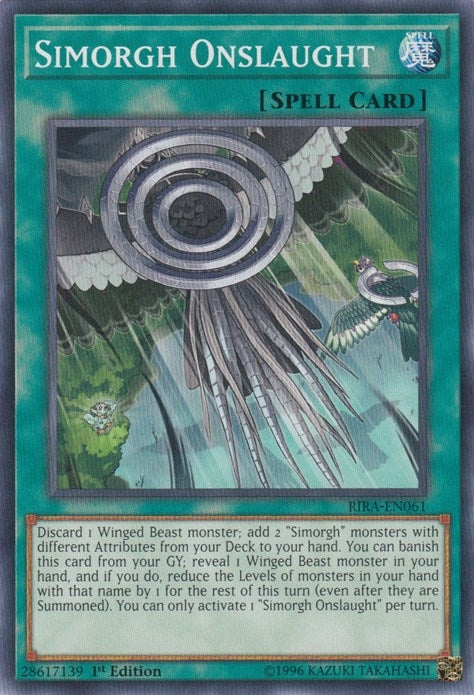 Image for Simorgh Onslaught (Rising Rampage) (RIRA-EN061) - YuGiOh