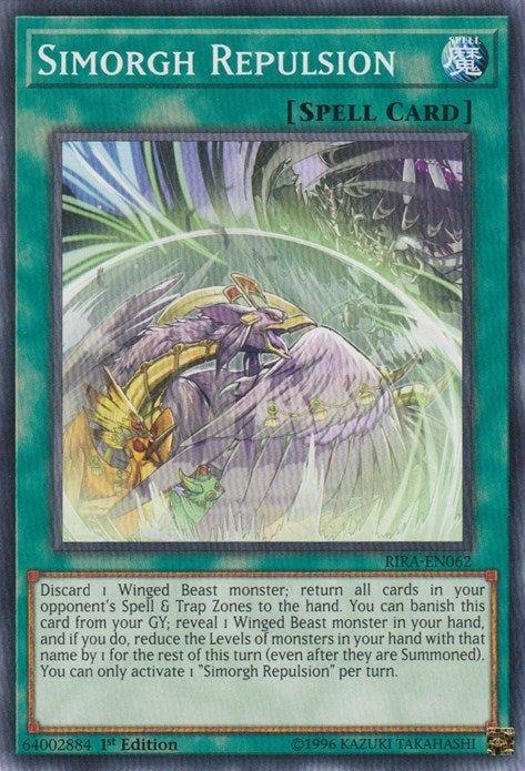 Image for Simorgh Repulsion (Rising Rampage) (RIRA-EN062) - YuGiOh
