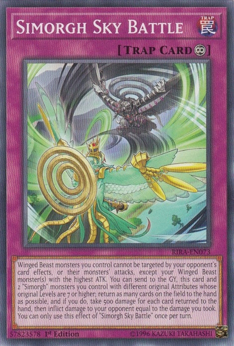 Image for Simorgh Sky Battle (Rising Rampage) (RIRA-EN073) - YuGiOh