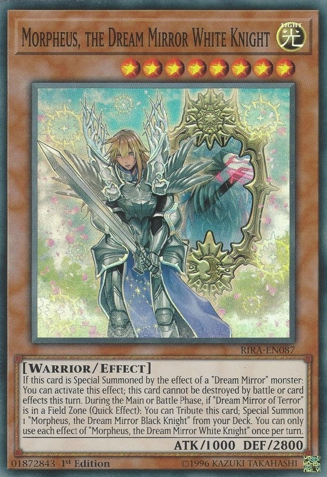 Image for Morpheus, the Dream Mirror White Knight (Rising Rampage) (RIRA-EN087) - YuGiOh
