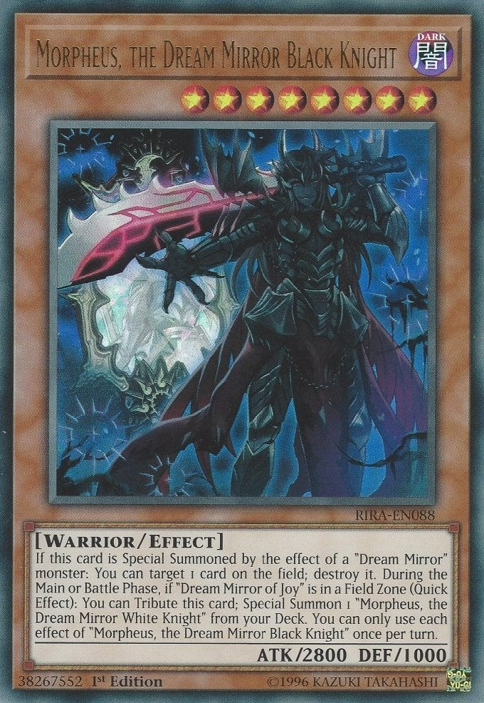 Image for Morpheus, the Dream Mirror Black Knight (Rising Rampage) (RIRA-EN088) - YuGiOh