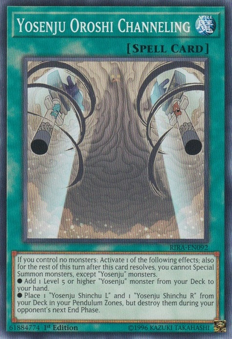 Image for Yosenju Oroshi Channeling (Rising Rampage) (RIRA-EN092) - YuGiOh