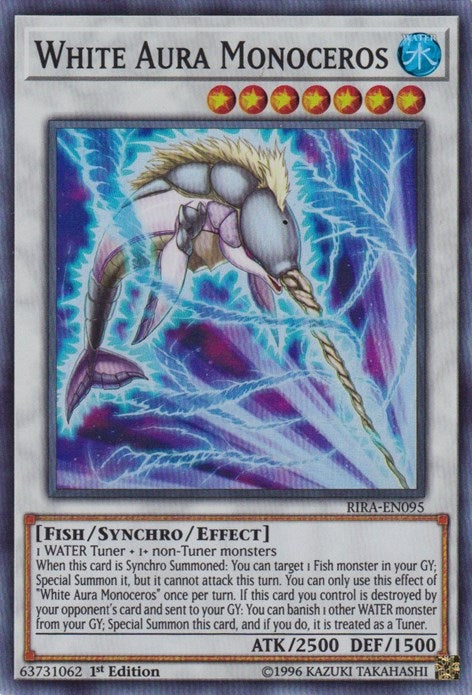 Image for White Aura Monoceros (Rising Rampage) (RIRA-EN095) - YuGiOh
