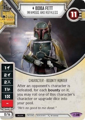 Image for Boba Fett - Infamous and Ruthless (Card Only) (Covert Missions) (38) - Star Wars: Destiny
