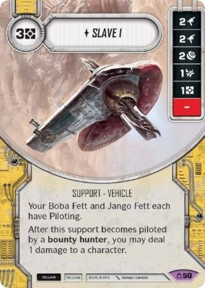 Image for Slave I (Card Only) (Covert Missions) (50) - Star Wars: Destiny