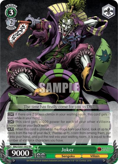 Image for Joker (Batman Ninja) (BNJ/SX01-002 RR) - Weiss Schwarz