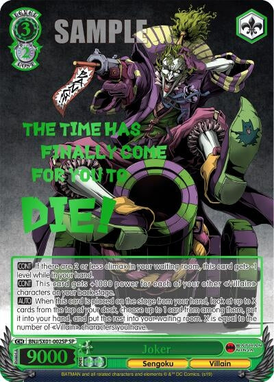 Image for Joker (SP) (Batman Ninja) (BNJ/SX01-002SP SP) - Weiss Schwarz