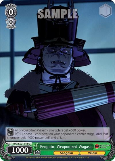 Image for Penguin: Weaponized Wagasa (Batman Ninja) (BNJ/SX01-013 U) - Weiss Schwarz