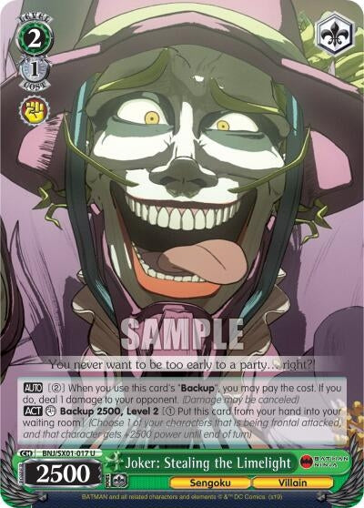 Image for Joker: Stealing the Limelight (Batman Ninja) (BNJ/SX01-017 U) - Weiss Schwarz