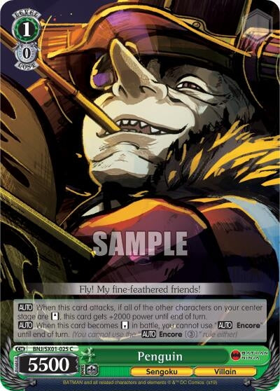 Image for Penguin (Batman Ninja) (BNJ/SX01-025 C) - Weiss Schwarz