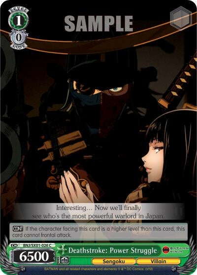 Image for Deathstroke: Power Struggle (Batman Ninja) (BNJ/SX01-026 C) - Weiss Schwarz