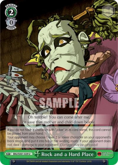 Image for Rock and a Hard Place (Batman Ninja) (BNJ/SX01-029 U) - Weiss Schwarz