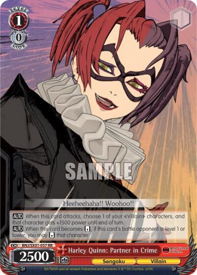 Image for Harley Quinn: Partner in Crime (Batman Ninja) (BNJ/SX01-037 RR) - Weiss Schwarz