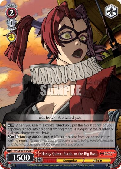 Image for Harley Quinn: Battle on the Big Boat (Batman Ninja) (BNJ/SX01-042 R) - Weiss Schwarz