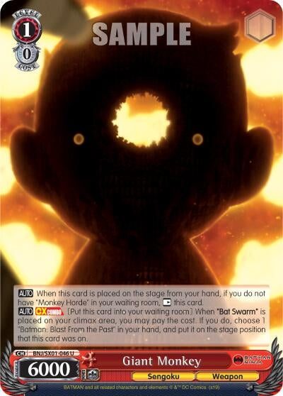 Image for Giant Monkey (Batman Ninja) (BNJ/SX01-046 U) - Weiss Schwarz
