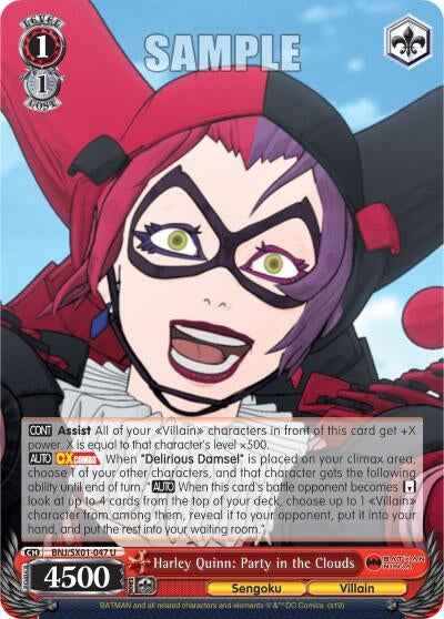 Image for Harley Quinn: Party in the Clouds (Batman Ninja) (BNJ/SX01-047 U) - Weiss Schwarz