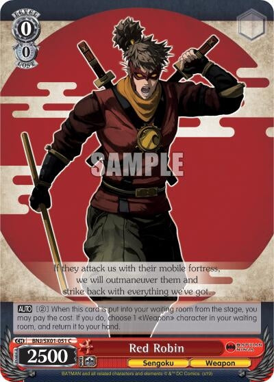 Image for Red Robin (Batman Ninja) (BNJ/SX01-051 C) - Weiss Schwarz