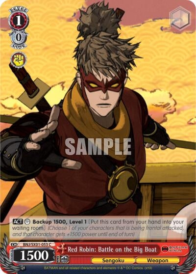 Image for Red Robin: Battle on the Big Boat (Batman Ninja) (BNJ/SX01-053 C) - Weiss Schwarz