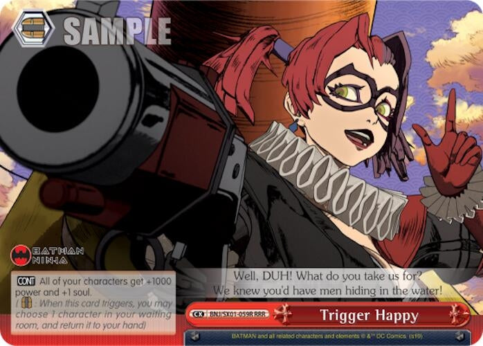 Image for Trigger Happy (RRR) (Batman Ninja) (BNJ/SX01-059R RRR) - Weiss Schwarz
