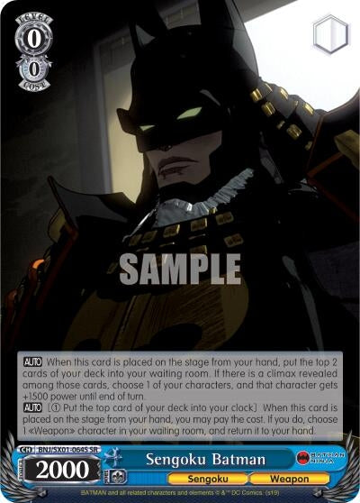 Image for Sengoku Batman (SR) (Batman Ninja) (BNJ/SX01-064S SR) - Weiss Schwarz