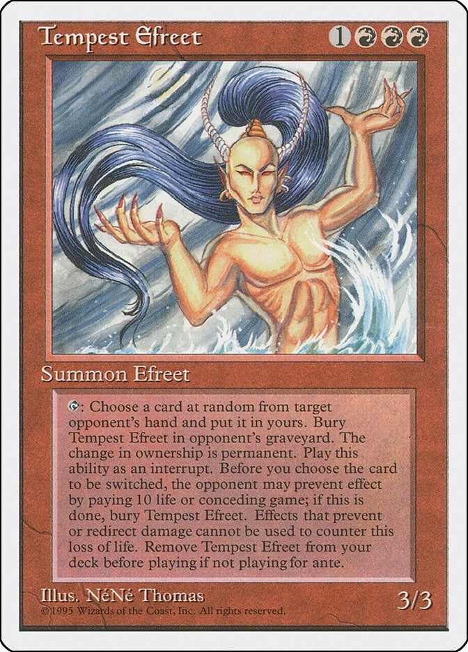 Image for Tempest Efreet (Fourth Edition) - Magic: The Gathering
