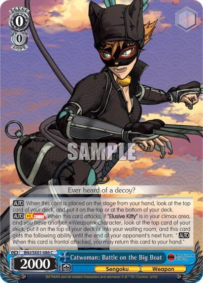 Image for Catwoman: Battle on the Big Boat (Batman Ninja) (BNJ/SX01-086 C) - Weiss Schwarz