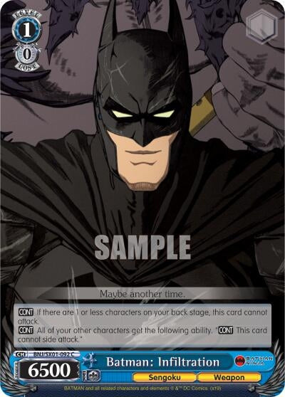 Image for Batman: Infiltration (Batman Ninja) (BNJ/SX01-092 C) - Weiss Schwarz