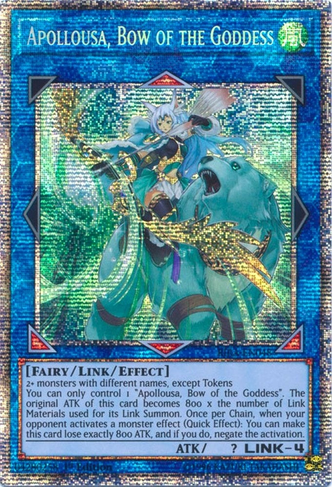 Image for Apollousa, Bow of the Goddess (Starlight Rare) (Rising Rampage) (RIRA-EN048) - YuGiOh