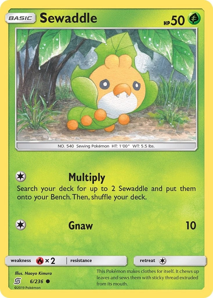 Image for Sewaddle (6) (SM - Unified Minds) (6/236) - Pokemon