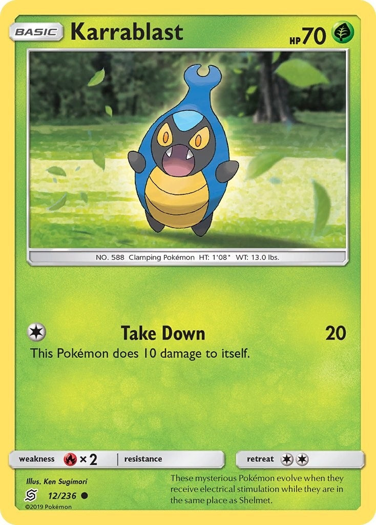 Image for Karrablast (SM - Unified Minds) (12/236) - Pokemon