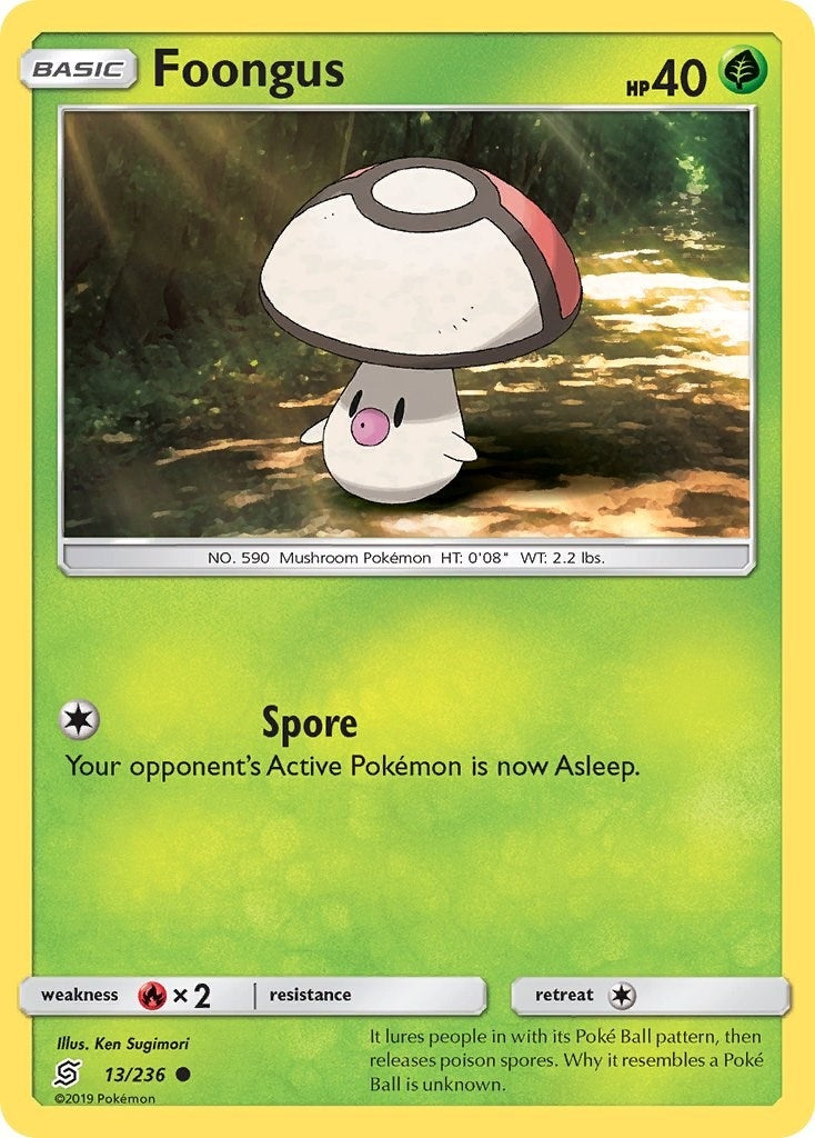 Image for Foongus (SM - Unified Minds) (13/236) - Pokemon