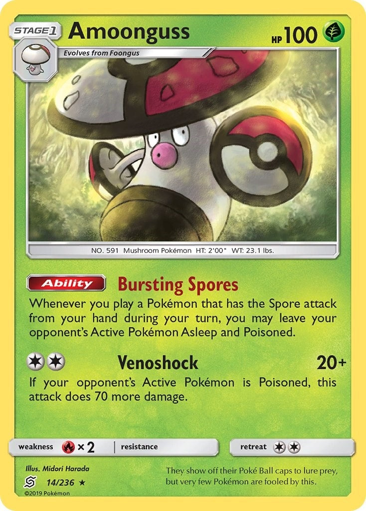 Image for Amoonguss (SM - Unified Minds) (14/236) - Pokemon