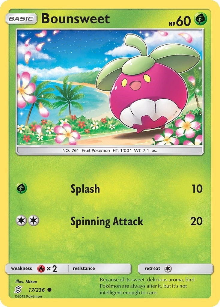 Image for Bounsweet (SM - Unified Minds) (17/236) - Pokemon