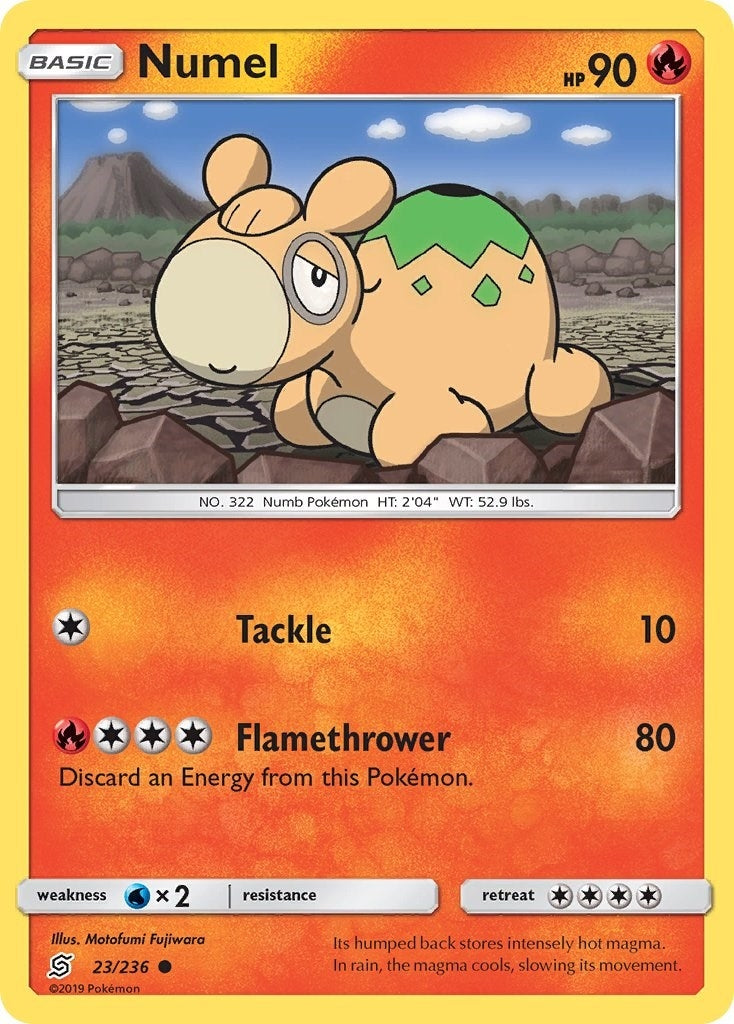 Image for Numel (SM - Unified Minds) (23/236) - Pokemon