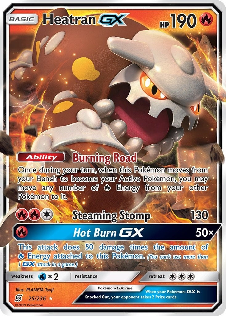 Image for Heatran GX (SM - Unified Minds) (25/236) - Pokemon