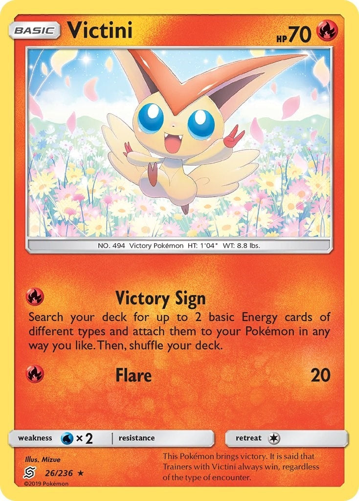 Image for Victini (SM - Unified Minds) (26/236) - Pokemon