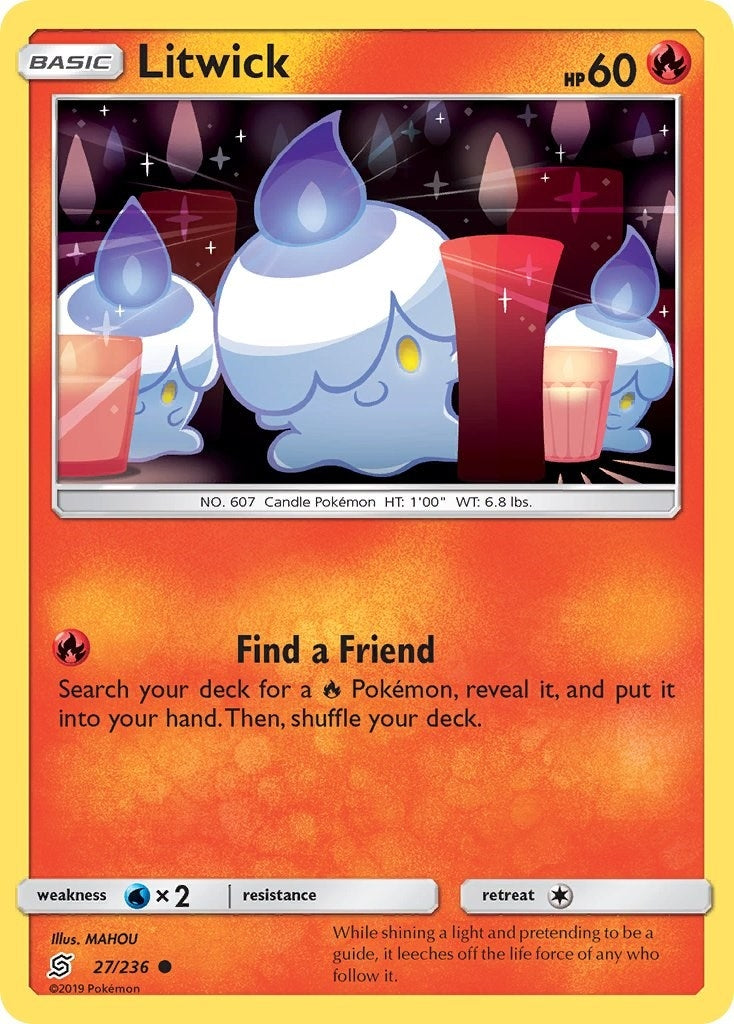 Image for Litwick (27) (SM - Unified Minds) (27/236) - Pokemon