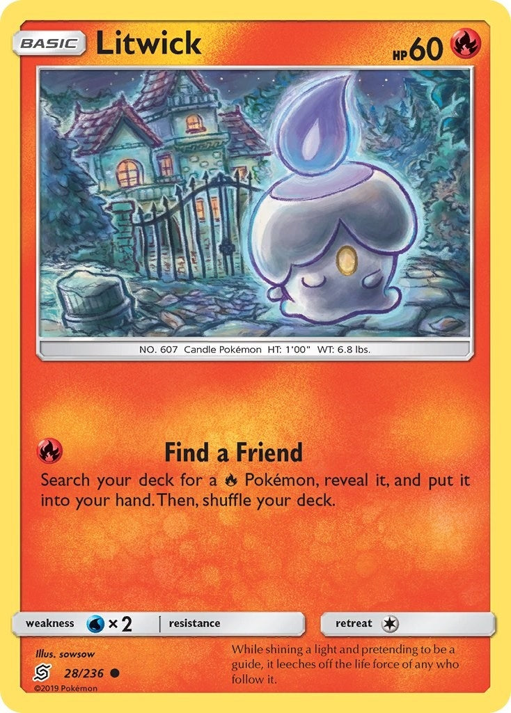 Image for Litwick (28) (SM - Unified Minds) (28/236) - Pokemon