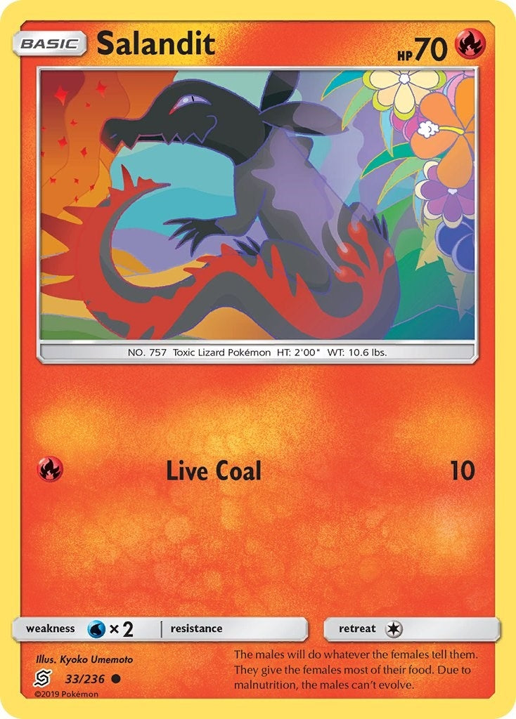 Image for Salandit (33) (SM - Unified Minds) (33/236) - Pokemon