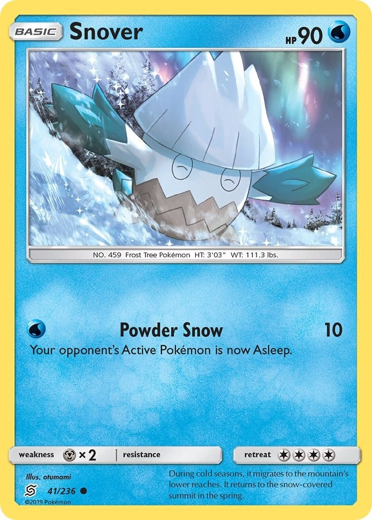 Image for Snover (SM - Unified Minds) (41/236) - Pokemon