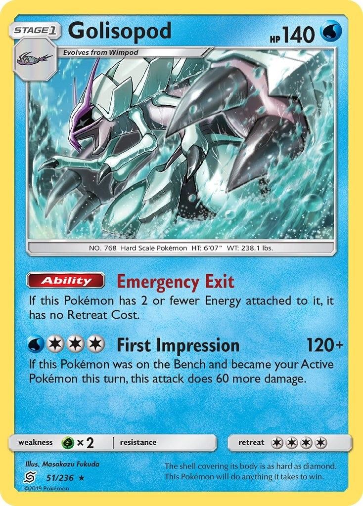 Image for Golisopod (SM - Unified Minds) (51/236) - Pokemon