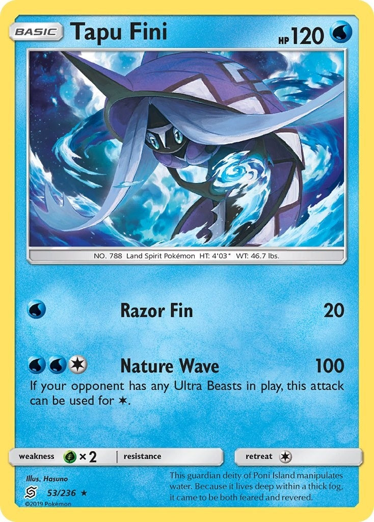 Image for Tapu Fini (SM - Unified Minds) (53/236) - Pokemon