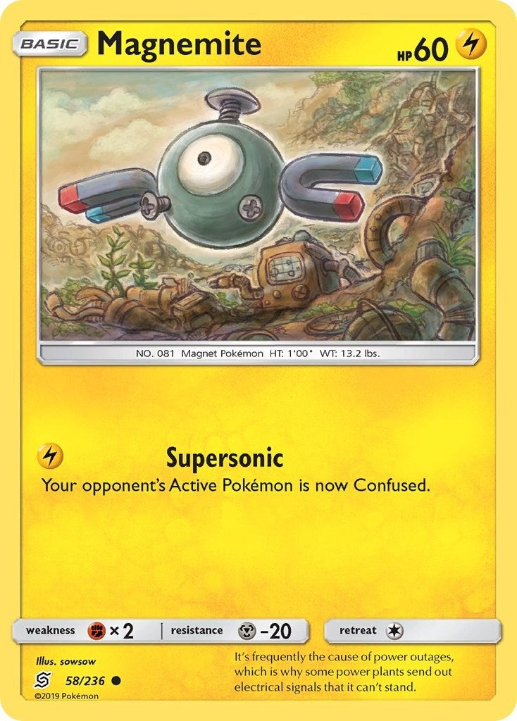 Image for Magnemite (SM - Unified Minds) (58/236) - Pokemon