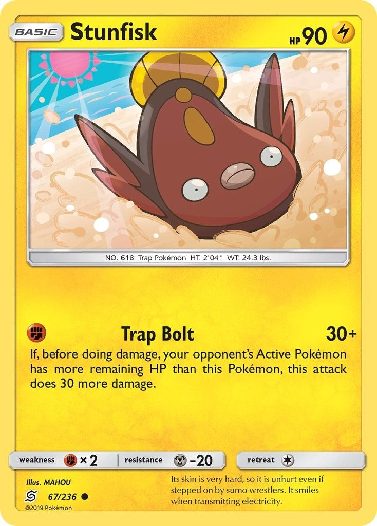 Image for Stunfisk (SM - Unified Minds) (67/236) - Pokemon