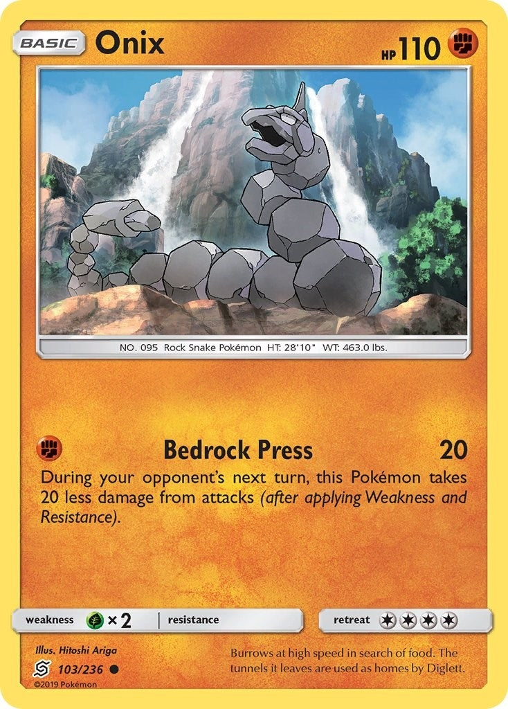 Image for Onix (SM - Unified Minds) (103/236) - Pokemon