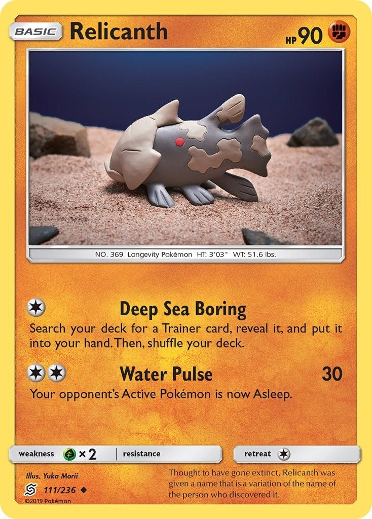 Image for Relicanth (SM - Unified Minds) (111/236) - Pokemon