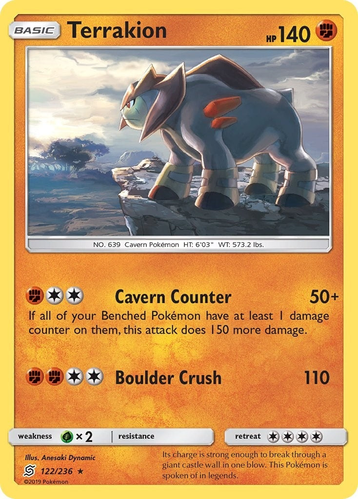 Image for Terrakion (SM - Unified Minds) (122/236) - Pokemon